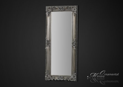 Royal Silver Framed Full Length Mirror