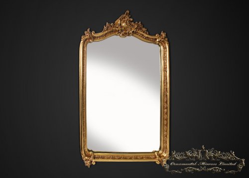 Edward Antique French Gold Mirror