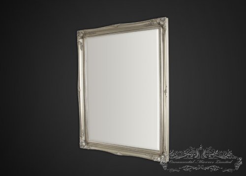 Simple classic silver French  mirrors